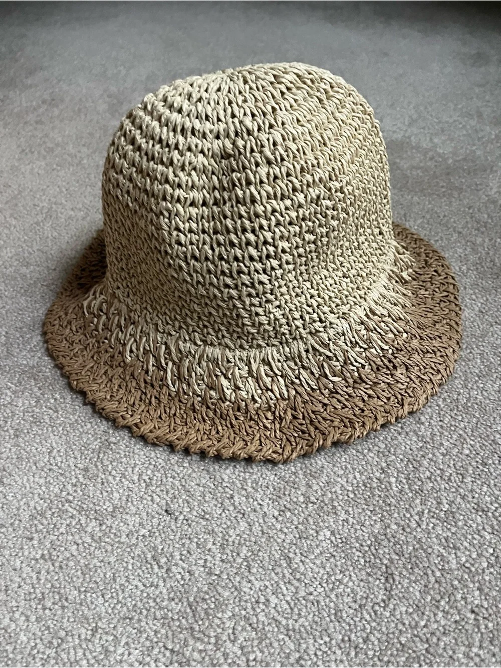 Eugenia Kim - Bailey Straw Bucket Hat | One Size, Women’s, Tan, Crochet